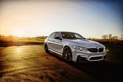 White Sunlit Asphalt Surface During Cars Wallpaper 4K 4096x2731 White, Bmw, M3, Parked, On, A, Sunlit, Asphalt, Surface, During, Sunset, Captured, Landscape, 4k