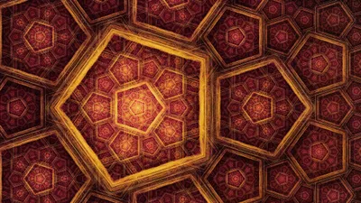 Abstract Geometric Pattern Abstract Wallpaper 4K 4400x2476 Abstract, Geometric, Pattern, With, Rich, Red, And, Gold, Tones, Designed, Detailed, Ultra, Brown, Ultrawide, 4k