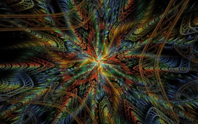 Abstract Fractal Design Colorful Swirling Abstract Wallpaper 4K 2560x1600 Hd, Abstract, Fractal, Design, With, Intricate, Colorful, Swirling, Patterns, Radiating, Center, Creating, Brown, Ultrawide, QHD