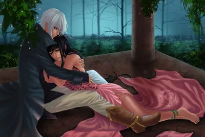 Anime Love White Haired Space Wallpaper 4K 2200x1475 Anime, Love, Hd, Pc, Desktop, Wallpaper, And, White, Haired, Figure, Cradles, Brown, Gray, Landscape, Full HD