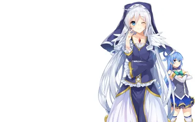 Moody Eris Wallpaper Abstract Wallpaper 4K 1920x1200 Hd, Pc, Desktop, Wallpaper, Featuring, Eris, And, Aqua, Anime, Konosuba, (god, Blessing, White, Ultrawide, Full HD