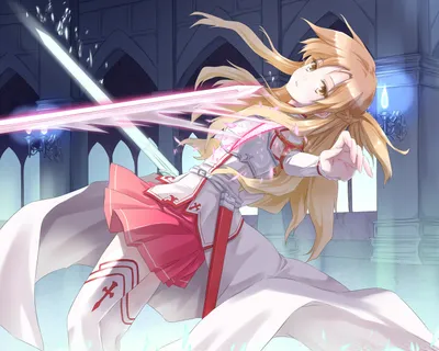 Asuna Yuuki Sword Abstract Wallpaper 4K 1500x1200 Hd, Desktop, Wallpaper, Of, Asuna, Yuuki, From, Sword, Art, Online, Wielding, Determined, White, Square