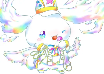 Vibrant Anime Wallpaper Abstract Wallpaper 4K 4677x3307 4k, Ultra, Hd, Anime-style, Desktop, Wallpaper, Featuring, Sanrio’s, Sanrio, Cinnamoroll, Character, Dressed, White, Landscape