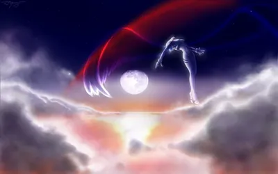 Character Neon Genesis Space Wallpaper 4K 2560x1600 A, Stunning, Hd, Wallpaper, Featuring, Character, From, Neon, Genesis, Evangelion, Soaring, Through, White, Ultrawide, QHD