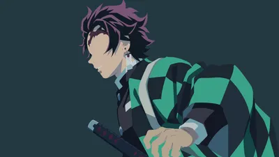 Minimalist Tanjiro Kamado Demon Slayer Minimal Wallpaper 4K 1920x1080 Minimalist, Hd, Wallpaper, Featuring, Tanjiro, Kamado, From, Demon, Slayer, Kimetsu, Yaiba, Showcasing, Gray, Brown, Ultrawide, Full HD