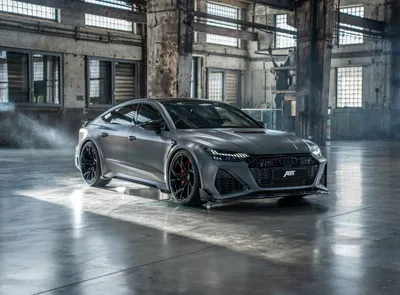 Matte Gray Rs7 Inside Sunlit Cars Wallpaper 4K 7680x5666 Matte, Gray, Audi, Rs7, Parked, Inside, A, Sunlit, Industrial, Warehouse, High-detail, Ultra, Landscape, 4k