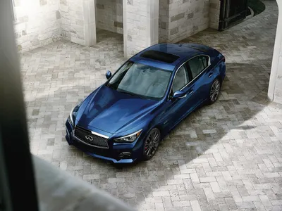 Blue Infiniti Q50 Cars Wallpaper 4K 2500x1875 Blue, Infiniti, Q50, Sedan, Parked, On, A, Patterned, Stone, Courtyard, Captured, Desktop, White, Gray, Landscape, Full HD