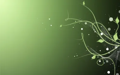 Sleek Abstract Wallpaper Abstract Wallpaper 4K 1920x1200 Abstract, Green, Pattern, Design, With, Swirling, Vine-like, Lines, Leaves, White, Dots, Gradient, Brown, Gray, Ultrawide, Full HD