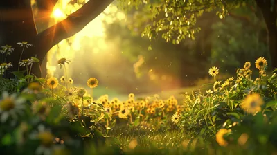 Sunny Day Sunbeams Filtering Nature Wallpaper 4K 2912x1632 Hd, Desktop, Wallpaper, Showing, A, Sunny, Day, With, Sunbeams, Filtering, Through, Tree, White, Ultrawide, QHD