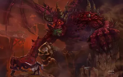 Dark Quad Colossal Red Black/Dark Wallpaper 4K 2560x1600 Dark, 2k, Quad, Hd, Pc, Desktop, Wallpaper, Colossal, Red, Horned, Demon, Glowing, Brown, Ultrawide, QHD