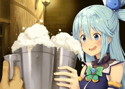 Aqua Konosuba Anime Raising Frothy Abstract Wallpaper 4K 1920x1359 Aqua, From, Konosuba, Anime, Raising, Frothy, Mugs, In, Warm, Rustic, Setting, Featured, White, Gray, Landscape, Full HD
