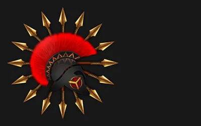 Vibrant Abstract Wallpaper Black/Dark Wallpaper 4K 1920x1200 Hd, Pc, Desktop, Wallpaper, Featuring, An, Abstract, Artistic, Design, Stylized, Helmet, Red, Ultrawide, Full HD