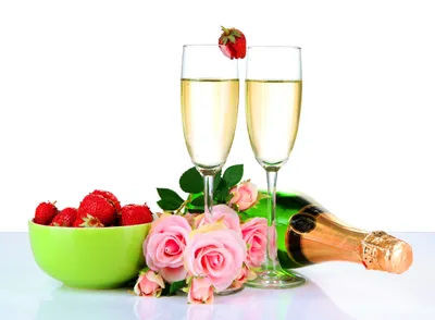 Serene Rose Wallpaper Abstract Wallpaper 4K 4619x3398 Rose, Strawberry, Champagne, Photography, Still, Life, Hd, Desktop, White, Landscape, 4k