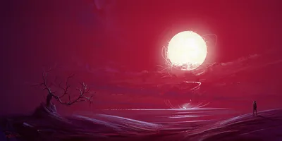 Red Sci Space Landscape Rippled Space Wallpaper 4K 1920x960 Hd, Pc, Desktop, Wallpaper, Of, A, Red, Sci‑fi, Space, Landscape, Rippled, Plains, Brown, Ultrawide, Full HD
