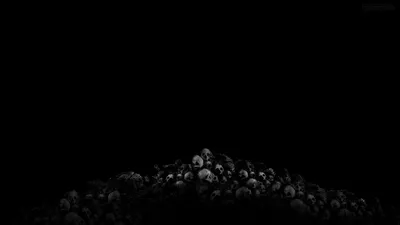 Dark Mound Skulls Emerging Black/Dark Wallpaper 4K 1920x1080 Dark, Hd, Pc, Desktop, Wallpaper, And, Background, Showing, Mound, Skulls, Emerging, Deep, Ultrawide, Full HD
