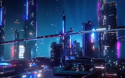 Vibrant Futuristic Sci City Glowing Black/Dark Wallpaper 4K 1920x1200 Hd, Pc, Desktop, Wallpaper, Showcasing, A, Vibrant, Futuristic, Sci‑fi, City, Glowing, Skyscrapers, Green, Brown, Ultrawide, Full HD