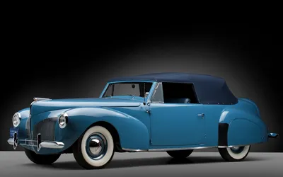 Calm Vintage Wallpaper Cars Wallpaper 4K 1920x1200 A, Vintage, Blue, Lincoln, Car, With, Soft, Top, Showcasing, Classic, Design, Elements, Brown, Gray, Ultrawide, Full HD