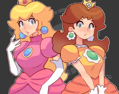 Princess Peach Daisy Games Wallpaper 4K 1962x1554 Princess, Peach, Daisy, Video, Game, Super, Mario, Bros., Desktop, Pink, Brown, Orange, Square, Full HD