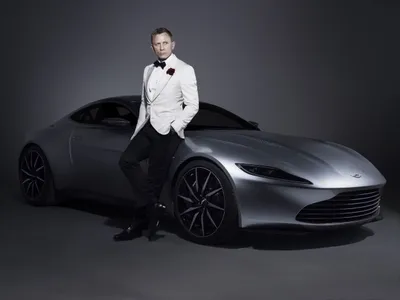 Man White Tuxedo Leaning Silver Abstract Wallpaper 4K 2500x1872 Man, In, A, White, Tuxedo, Leaning, Against, Silver, Aston, Martin, Under, Moody, Landscape, Full HD