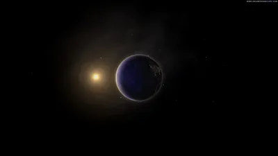 Misty Earth Wallpaper Space Wallpaper 4K 1920x1080 Hd, Pc, Wallpaper, Of, Earth, From, Space, With, Glowing, Sun, Nearby, Planet, Brown, Gray, Ultrawide, Full HD