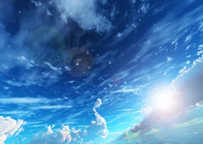 Serene Blue Sky Wispy Nature Wallpaper 4K 1600x1130 A, Serene, Blue, Sky, With, Wispy, Clouds, Illuminated, Sunlight, Reflecting, Tranquility, Ocean, White, Brown, Landscape