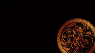 Dark Artistic Steampunk Clockwork Black/Dark Wallpaper 4K 1920x1080 A, Dark, Artistic, Steampunk, Clockwork, With, Intricate, Gears, Elemental, Design, Set, Against, Brown, Ultrawide, Full HD