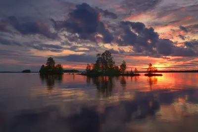 Vibrant Finnish Wallpaper Nature Wallpaper 4K 2560x1708 Hd, Desktop, Wallpaper, Of, A, Finnish, Lake, At, Sunset, Featuring, Trees, Small, Gray, Landscape, QHD