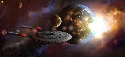 Vivid Star Wallpaper Space Wallpaper 4K 4400x2000 Hd, Pc, Desktop, Wallpaper, Featuring, The, Star, Trek, Enterprise, Spaceship, Navigating, Space, White, Gray, Ultrawide, 4k