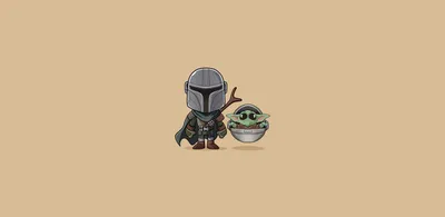 Minimalist Mandalorian Baby Yoda Minimal Wallpaper 4K 5740x2800 Minimalist, 4k, Ultra, Hd, Wallpaper, Featuring, The, Mandalorian, Baby, Yoda, Star, Wars, Gray, Ultrawide