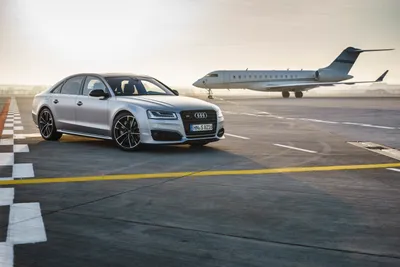 Silver Airport Runway Cars Wallpaper 4K 6000x4000 A, Silver, Audi, S8, Parked, On, An, Airport, Runway, Private, Jet, Captured, White, Landscape, 4k