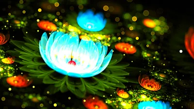 Golden Abstract Wallpaper Black/Dark Wallpaper 4K 1920x1080 Hd, Abstract, Desktop, Wallpaper, Featuring, Fractal, Blue, Flowers, Glowing, Petals, Surrounded, Vibrant, White, Yellow, Pink, Ultrawide, Full HD