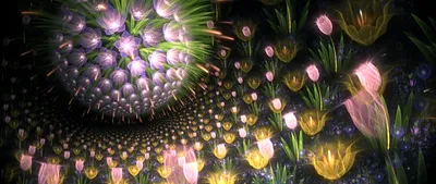 Vibrant Abstract Wallpaper Abstract Wallpaper 4K 2560x1080 Hd, Pc, Desktop, Wallpaper, Featuring, An, Abstract, Fractal, Design, Glowing, Flowers, Spiraling, White, Brown, Ultrawide, QHD