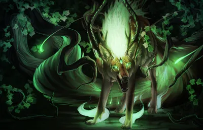 Fantasy Creature Glowing Green Eyes Fantasy Wallpaper 4K 4400x2847 Hd, Desktop, Wallpaper, Featuring, A, Fantasy, Creature, With, Glowing, Green, Eyes, Mystical, White, Ultrawide, 4k