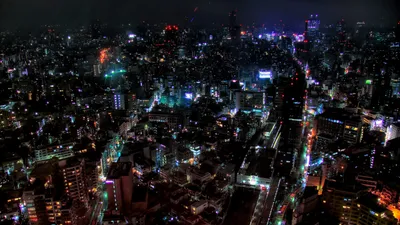 Nighttime Urban Cityscape World Wallpaper 4K 1920x1080 Hd, Pc, Desktop, Wallpaper, Nighttime, Urban, Cityscape, Sprawling, Man-made, Skyline, Aglow, Brown, Gray, Ultrawide, Full HD