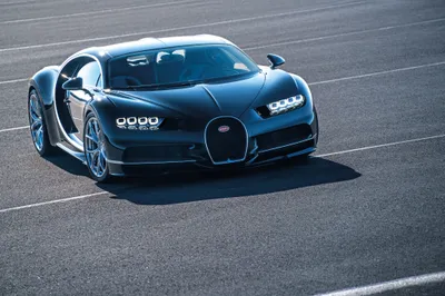 Serene Sleek Wallpaper Cars Wallpaper 4K 4096x2732 A, Sleek, Black, Bugatti, Chiron, Supercar, Parked, On, Asphalt, Captured, Stunning, Ultra, Gray, Landscape, 4k