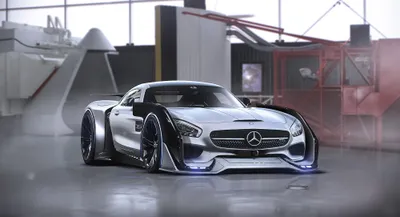 Serene Silver Wallpaper Cars Wallpaper 4K 2000x1086 Silver, Mercedes-amg, Gt, Supercar, Showcased, In, An, Industrial, Setting, Captured, Striking, Desktop, White, Gray, Ultrawide, Full HD