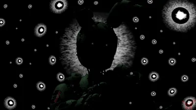 Dark Silhouette Creepy Animatronic Five Black/Dark Wallpaper 4K 8000x4500 Dark, Silhouette, Of, A, Creepy, Animatronic, From, Five, Nights, Freddy, 039, Surrounded, Gray, Ultrawide, 4k