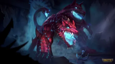 Vibrant Cerberus Wallpaper Games Wallpaper 4K 3840x2160 Cerberus, Smite, Video, Game, Hd, Desktop, Wallpaper, Gray, Brown, Ultrawide, 4k