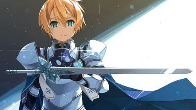 Dark Eugeo Wallpaper Abstract Wallpaper 4K 1920x1080 Eugeo, From, Sword, Art, Online, Alicization, Is, Depicted, Detailed, Armor, Holding, White, Ultrawide, Full HD