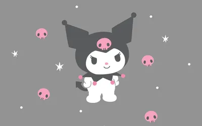 Dark Kuromi Wallpaper Space Wallpaper 4K 2184x1365 Hd, Desktop, Wallpaper, Of, Kuromi, From, Onegai, My, Melody, Featuring, Character, Black, Gray, White, Ultrawide, Full HD