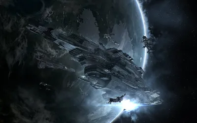 Spaceship Space Planet Video Space Wallpaper 4K 1920x1200 Spaceship, Space, Planet, Video, Game, Eve, Online, Hd, Desktop, White, Gray, Ultrawide, Full HD