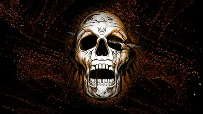 Calm Dark Wallpaper Black/Dark Wallpaper 4K 1920x1080 Dark, Skull, Hd, Desktop, Wallpaper, Background, Image, White, Ultrawide, Full HD