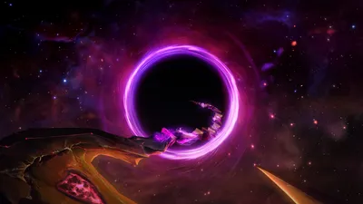 Calm Dark Wallpaper Space Wallpaper 4K 1920x1080 Dark, Sci‑fi, League, Of, Legends, Wallpaper, Featuring, Thresh, Reaching, Through, Glowing, Purple, Pink, White, Brown, Ultrawide, Full HD