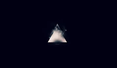 Calm Luminous Wallpaper Minimal Wallpaper 4K 1920x1125 Hd, Desktop, Wallpaper, Featuring, A, Luminous, Triangle, On, Dark, Creating, Minimalist, Modern, White, Gray, Ultrawide, Full HD