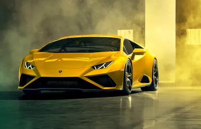 Calm Yellow Wallpaper Cars Wallpaper 4K 9353x6000 Yellow, Lamborghini, Huracán, Evo, Supercar, In, A, Smoky, Hurac, Industrial, Garage, Presented, Gray, Brown, Ultrawide, 4k