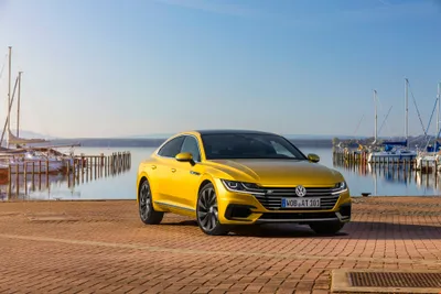 Serene Yellow Wallpaper Cars Wallpaper 4K 4069x2713 Yellow, Volkswagen, Arteon, R-line, Compact, Car, On, A, Marina, Quay, Sailboats, Presented, Gray, Pink, Landscape, 4k
