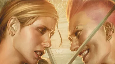 Comic Buffy Vampire Slayer Abstract Wallpaper 4K 1920x1080 Comic, Buffy, The, Vampire, Slayer, Hd, Desktop, Wallpaper, Gray, Purple, Ultrawide, Full HD