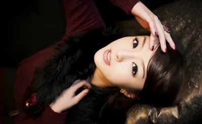 Asian Woman Dark Hair Black/Dark Wallpaper 4K 1920x1180 Hd, Wallpaper, Of, An, Asian, Woman, With, Dark, Hair, Expressive, Eyes, She, White, Ultrawide, Full HD