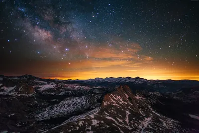 Star Filled Night Sky Nature Wallpaper 4K 5760x3840 4k, Ultra, Hd, Desktop, Wallpaper, Featuring, A, Star-filled, Night, Sky, Over, Rugged, Purple, Brown, Landscape