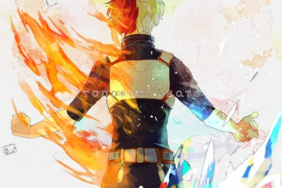 Shoto Todoroki Anime Abstract Wallpaper 4K 1920x1280 Hd, Desktop, Wallpaper, Featuring, Shoto, Todoroki, From, The, Anime, Hero, Academia, Showcasing, White, Landscape, Full HD